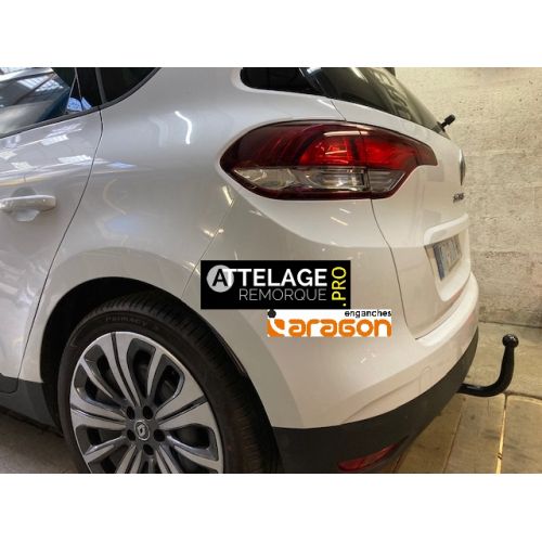 ATTELAGE RENAULT SCENIC 4 DEMONTABLE SANS OUTILS ARAGON