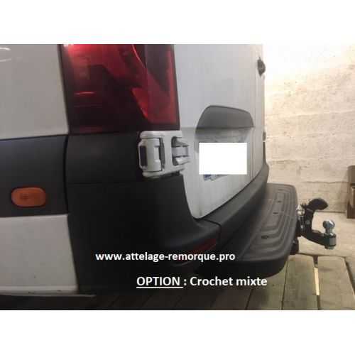 ATTELAGE MERCEDES SPRINTER FOURGON PLATINE + CROCHET MIXTE SIARR