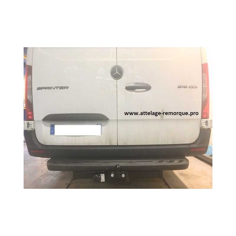 ATTELAGE MERCEDES SPRINTER FOURGON PLATINE + CROCHET MIXTE SIARR