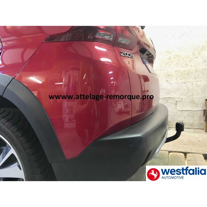 Attelage Col De Cygne Pour Peugeot 208 (berline 04/2012-05/2019) – Marque Imiola – Démontable Avec Outil – Livré Complet Avec Notice