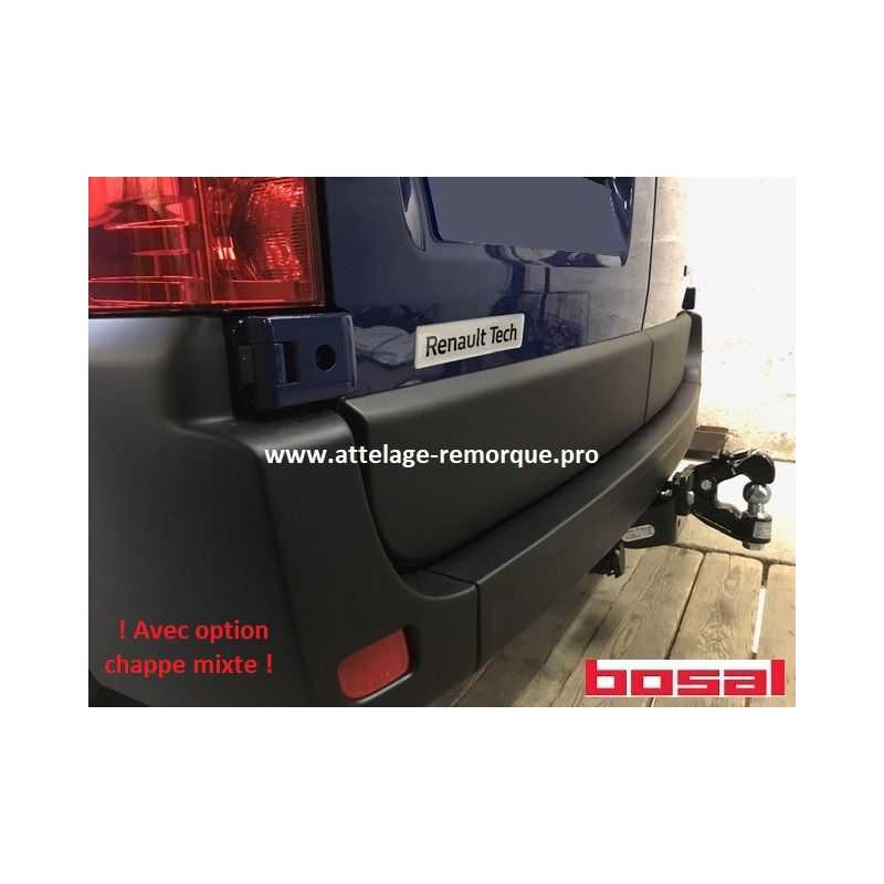 ATTELAGE RENAULT MASTER FOURGON TRACTION ROTULE COUDEE BOSAL
