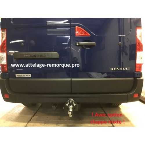 ATTELAGE RENAULT MASTER FOURGON TRACTION ROTULE COUDEE BOSAL