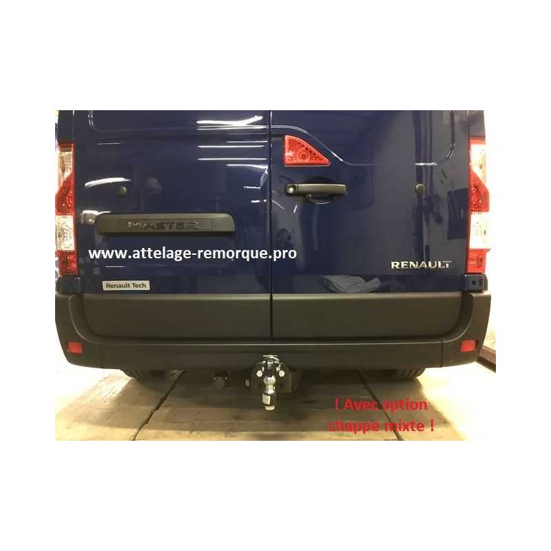 ATTELAGE RENAULT MASTER FOURGON TRACTION ROTULE COUDEE BOSAL