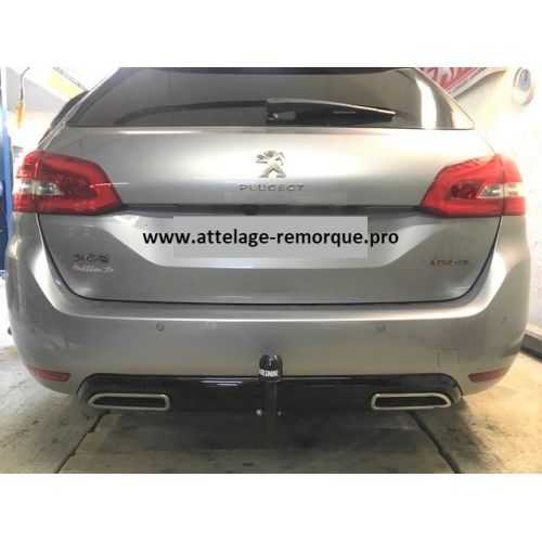 ATTELAGE PEUGEOT 308 SW II GT LINE COL DE CYGNE BRINK