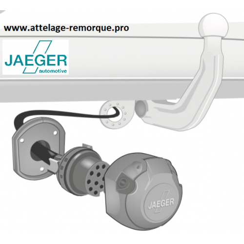 Attelage Westfalia Avec Faisceau électrique 13 Broches - Compatible Plusieurs Modèles - Homologué CE