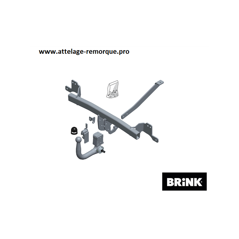 ATTELAGE SOLUTION POUR PORTE VELOS DETACHABLE VERTICAL BRINK THULE