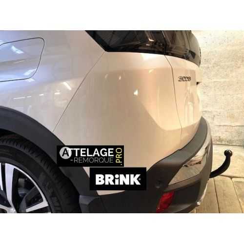 ATTELAGE PEUGEOT 3008 2 HYBRIDE DEMONTABLE SANS OUTILS BRINK